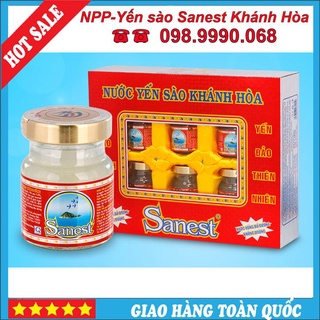 Nước Yến Sào Khánh Hòa Sanest Lọ 70ml Kiêng, Hộp 6 Lọ 029H6 🍓CHÍNH HÃNG🍓