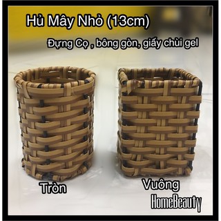 Hủ mây Nhỏ/ Lớn đựng Cọ