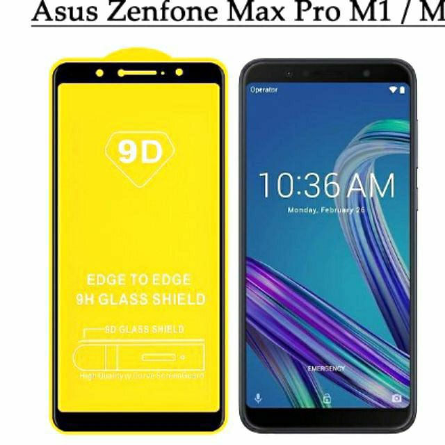 Kính cường lực 9D Cho Zenfone Max Pro M1 ZB601KL Full màn hình