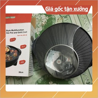 Bếp lẩu nướng Osaka 2 in 1 đa năng