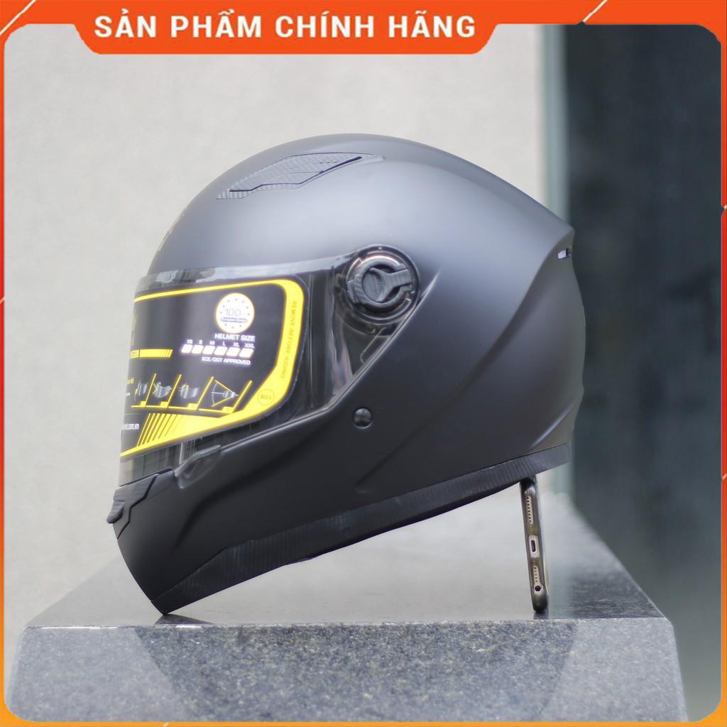 Mũ Bảo Hiểm Full Face Royal M136 (Đen Mờ)