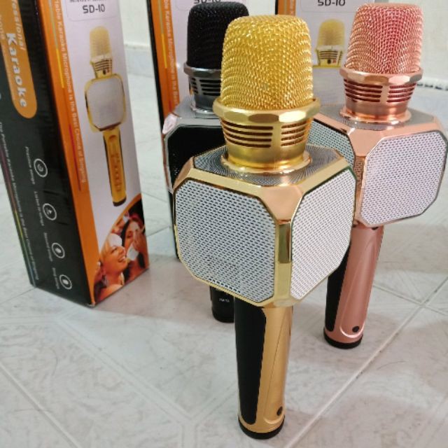 Micro KARAOKE  Bluetooth SD-10 (SIÊU PHẨM- CHÍNH HÃNG)