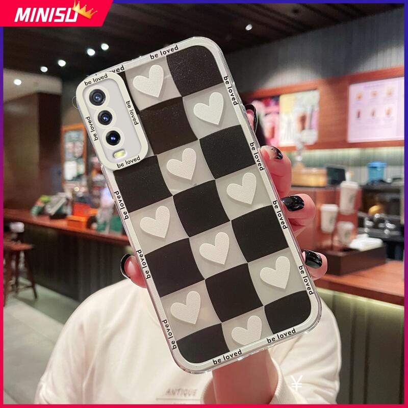 Ốp Điện Thoại Silicon Hình Trái Tim Cho VIVO Y02S Y16 Y35 Y22S Y21 Y33S Y15A Y15S Y76SY20i Y20S Y12A Y12S Y50 Y30 Y51 Y31 Y19 Y11 Y17 Y15 S1Pro