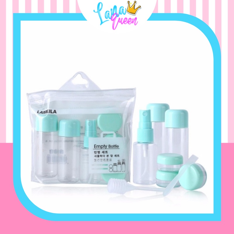 Bộ chiết mỹ phẩm du lịch mini 5 món nhỏ gọn tiện lợi - CS002 LANA QUEEN