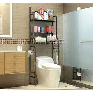 Kệ bồn cầu 3 tầng để sau bồn cầu, nhà vệ sinh trên toilet, nhà tắm đa năng tiện lợi