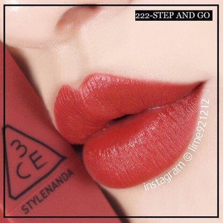 SON LÌ 3CE MÀU 222 ĐỎ ĐẤT