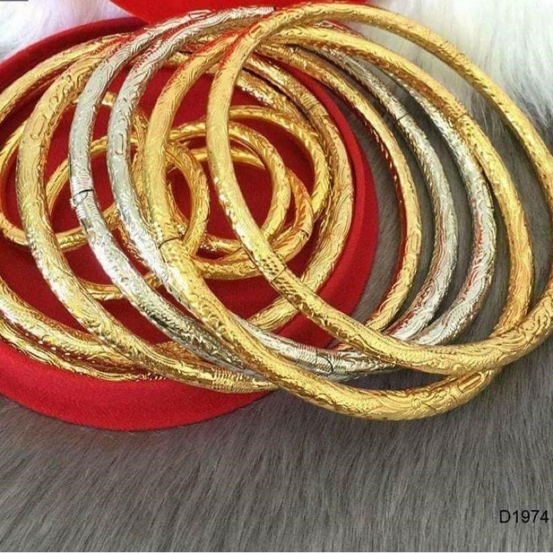 KIỀNG CƯỚI CÔ DÂU HM JEWELRY MẠ VÀNG 24k BỀN MÀU SIÊU ĐẸP