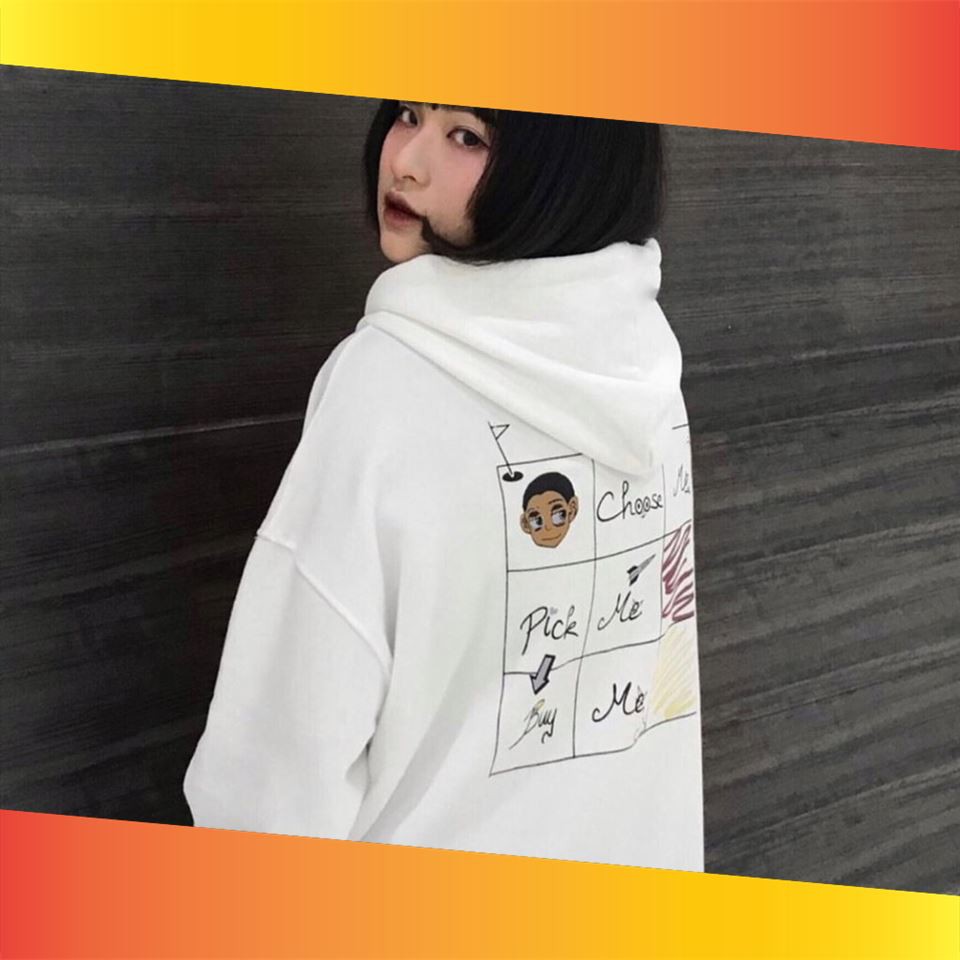 [SALE KHỦNG 50%] Áo Hoodie CHOOSE ME - BUY ME Unisex , Thời Trang Unisex 2019