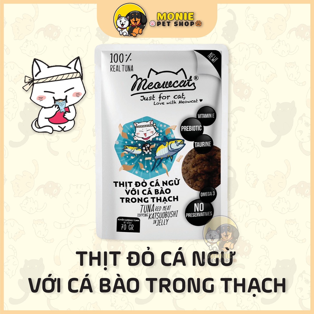 [Hoả tốc] Pate Meowcat cho mèo gói 70g