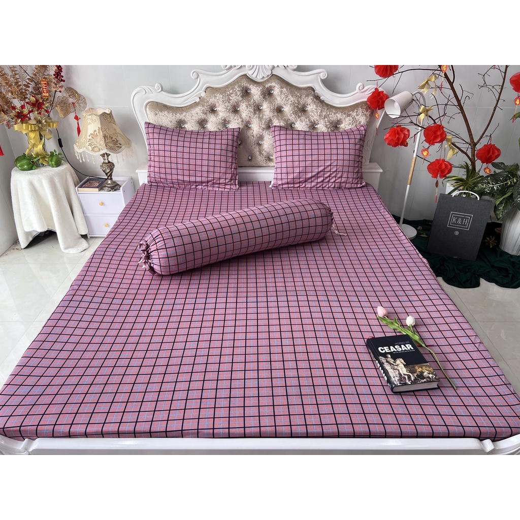 Bộ ga gối thun hàn quốc cao cấp