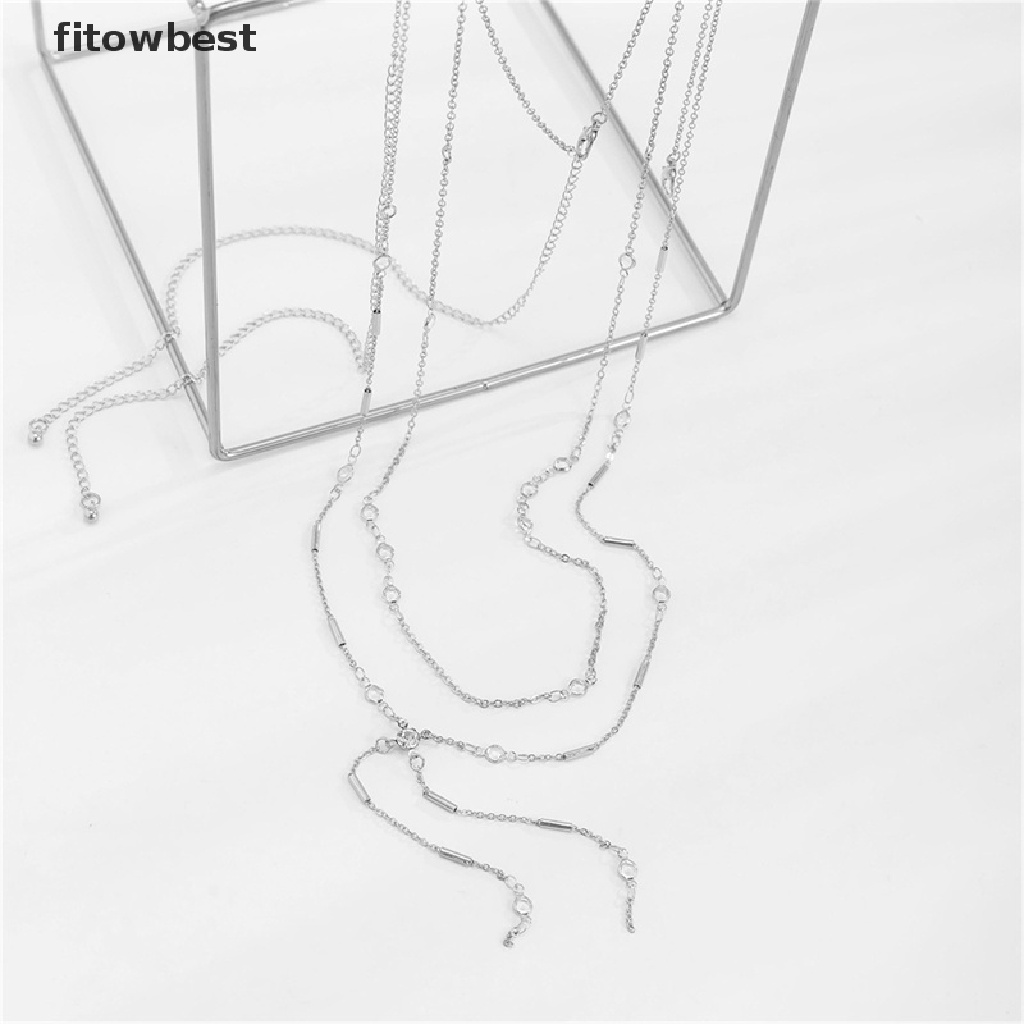 Dây Xích Đeo Hông Nhiều Lớp Tua Rua Phong Cách Bohemia Quyến Rũ Cho Nữ