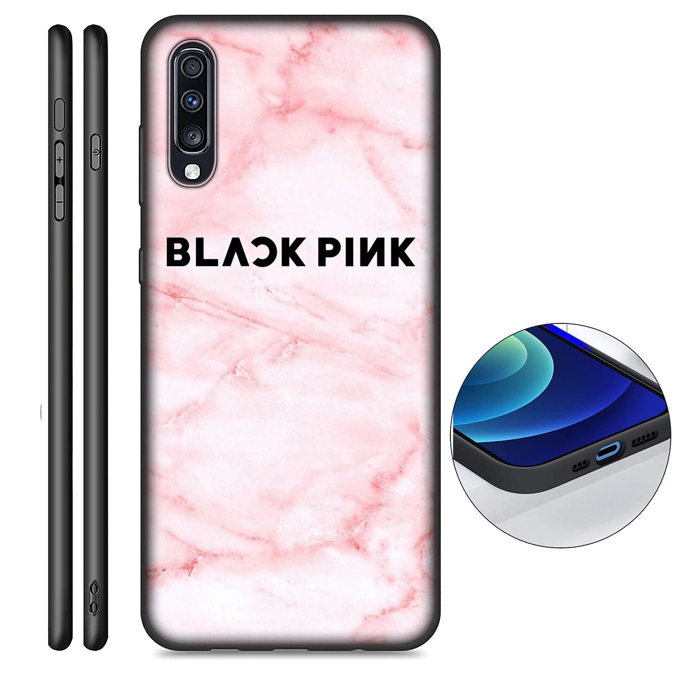 Samsung Galaxy S21 Ultra S8 Plus F62 M62 A2 A32 A52 A72 S21+ S8+ S21Plus Casing Soft Silicone Phone Case BLACKPINK JENNIE LISA JISOO Cover