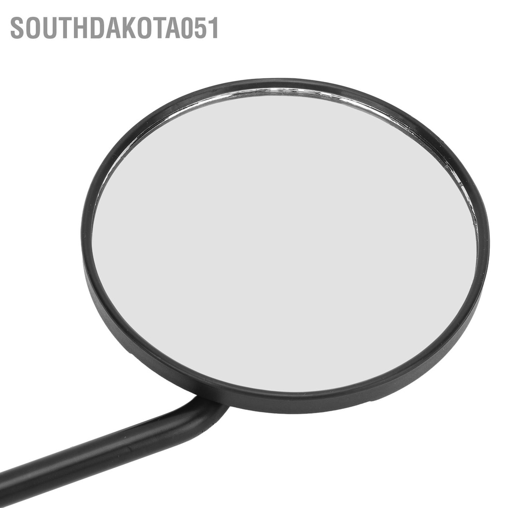 Southdakota051 2 chiếc Gương chiếu hậu dành cho Xe máy Làm tròn Nhựa bền chống va đập Chống Tương thích rộng rãi xe