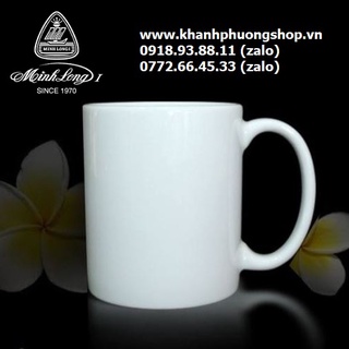 Ly uống nước sứ Minh Long - ly uống nước sứ