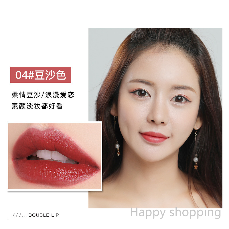 (Hàng Mới Về) Son Môi Kiêm Bút Kẻ Viền Môi Hai Đầu Xoay Được Không Dễ Phai Màu | BigBuy360 - bigbuy360.vn