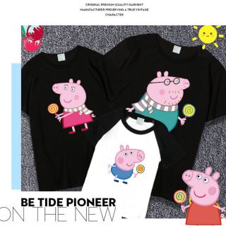 Áo thun gia đình heo peppa
