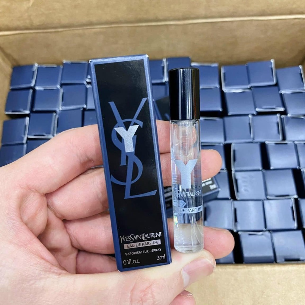 Set nước hoa Y.S.L Y EDP và Black Opium EDP 3mlx2