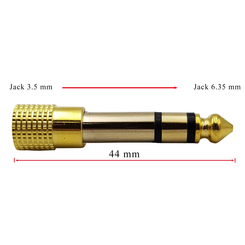 Đầu chuyển đổi jack âm thanh 3.5mm sang jack 6.35mm