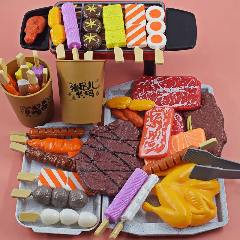 Bộ Đồ Chơi Bếp Nướng BBQ 55 Chi Tiết Vui Nhộn