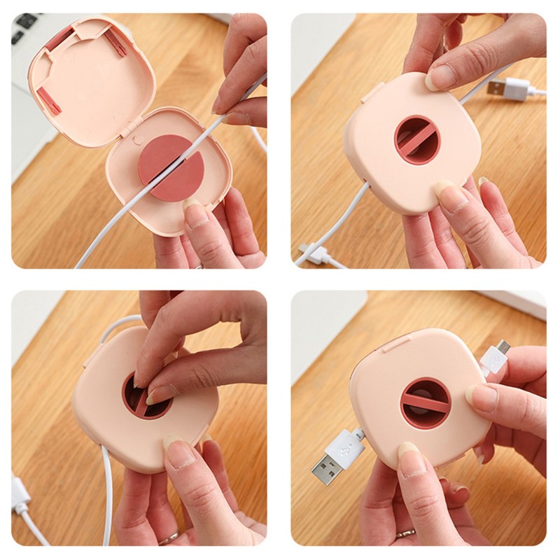Hộp Đựng Dây Cáp Gọn Gàng Có Thể Xoay Được Tiện Lợi