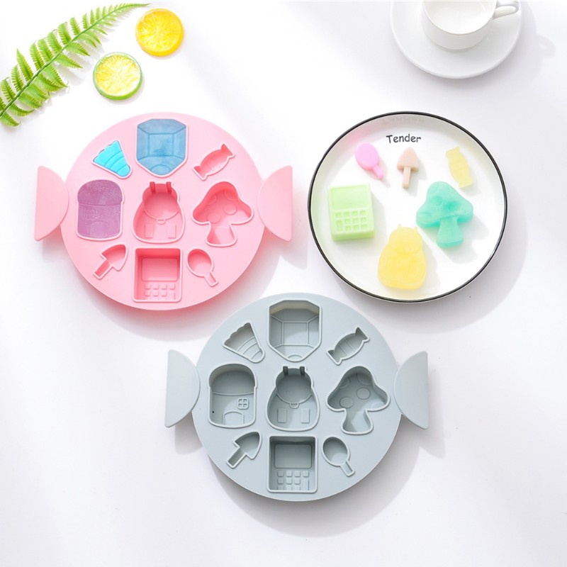 Khuôn Silicone Làm Bánh Waffle / Thạch Tiện Dụng