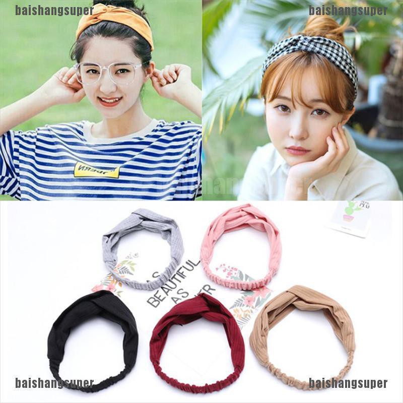 Băng Đô Vải Phong Cách Boho Cho Nữ