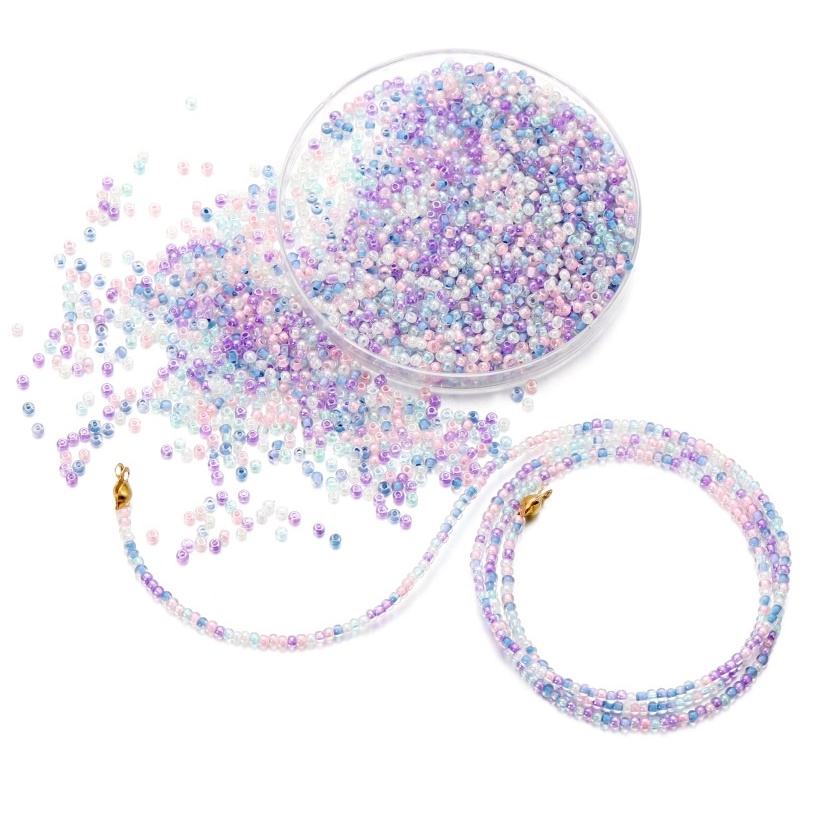 Set hạt xỏ St.kunkka bằng thủy tinh chất lượng cao 2mm 10g tùy chọn màu sắc