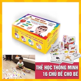 BỘ THẺ HỌC 16 CHỦ ĐỀ CHO BÉ