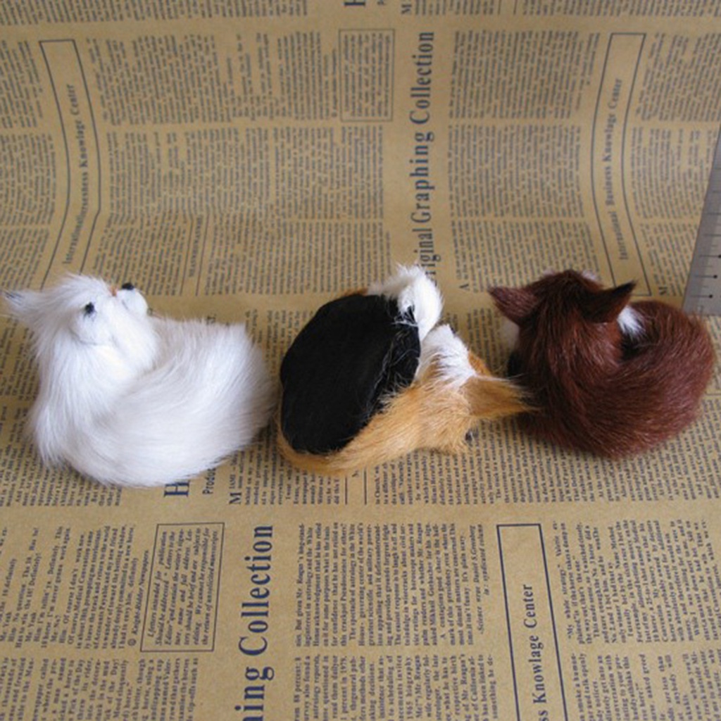 Thú nhồi bông hình con cáo bằng nhựa mềm