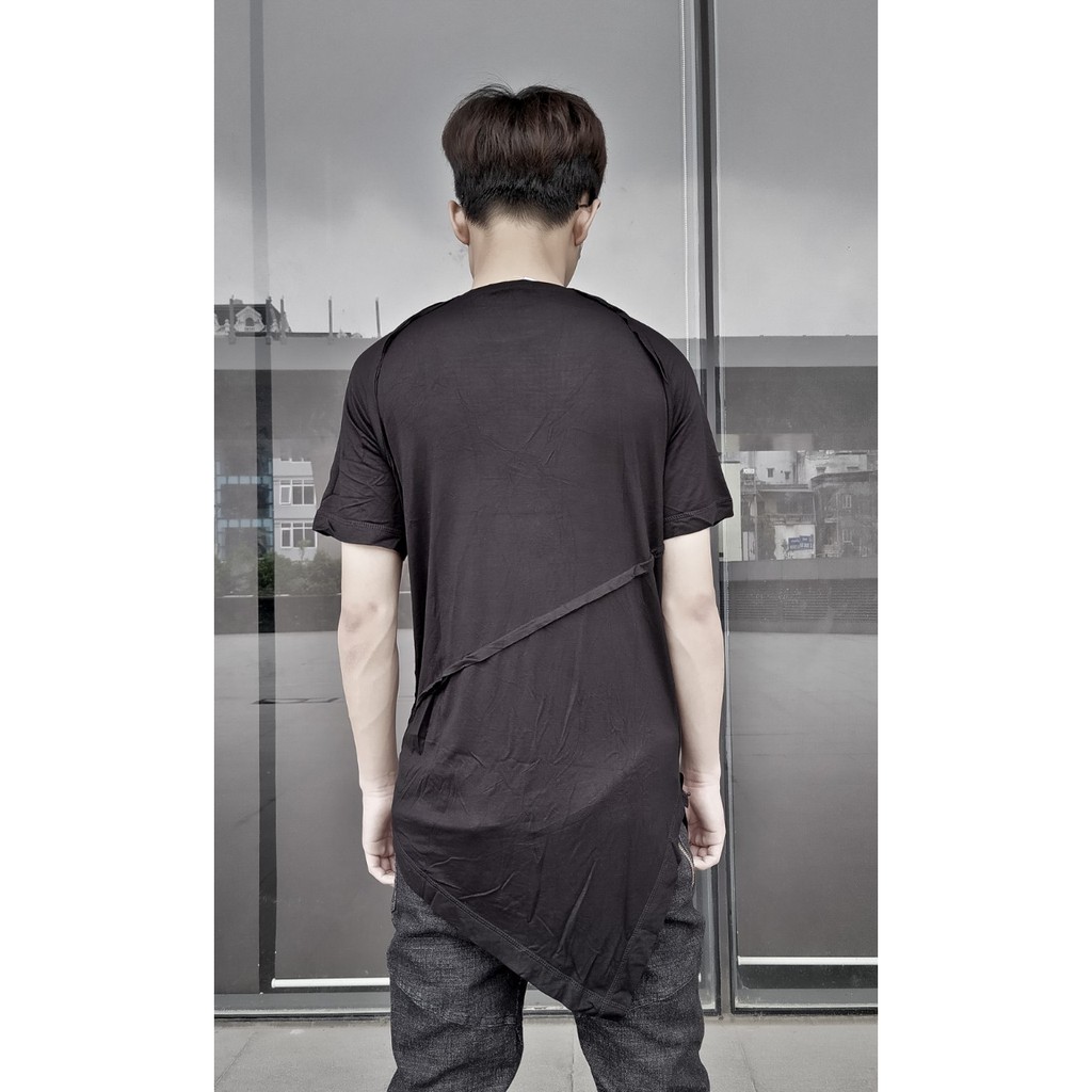 Áo thun unisex gấp nếp nhăn Lexuza 149