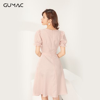 Đầm eo nhún đăng ten GUMAC DA960