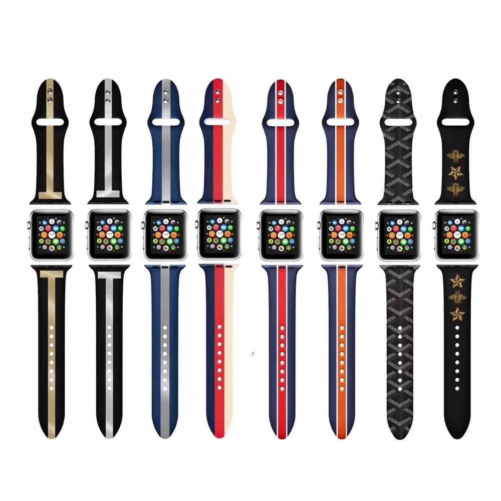 Dây đeo đồng hồ thông minh bằng silicon mềm thích hợp cho Apple Watch series 8 7 6 5 4 3 Ultra 38mm 42mm 44mm 45mm 49mm