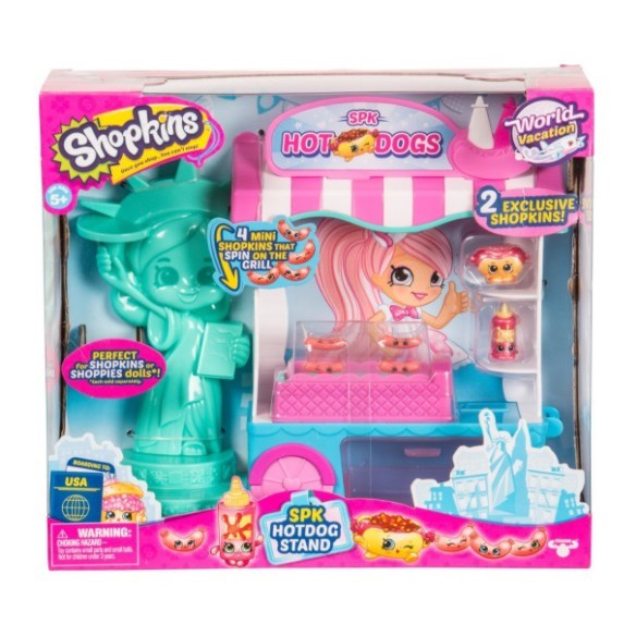 Set Đồ Chơi Shopkin 8 HotDog Store USA