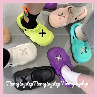 {GIAO NGAY} Dép sục nam nữ,dép cross hình chữ X siêu cute phong cách Ulzzang