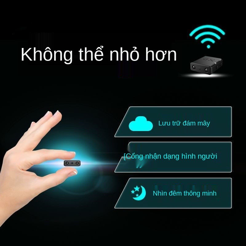 Kim giám sát camera gia đình không dây điện thoại di động từ xa đầu dò nhỏ có mạng wifi tầm nhìn ban đêm 4G