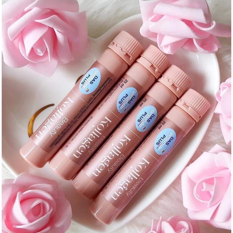 Collagen Thuỷ Phân Mivolis Beauty Kollagen Hyaluron, hộp 20 ống x 25ml/ống