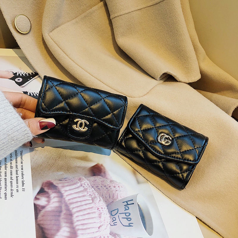 Ví Đựng Thẻ Dáng Ngắn Siêu Mỏng Phong Cách Cổ Điển Thời Trang 2022 Cho Nữ