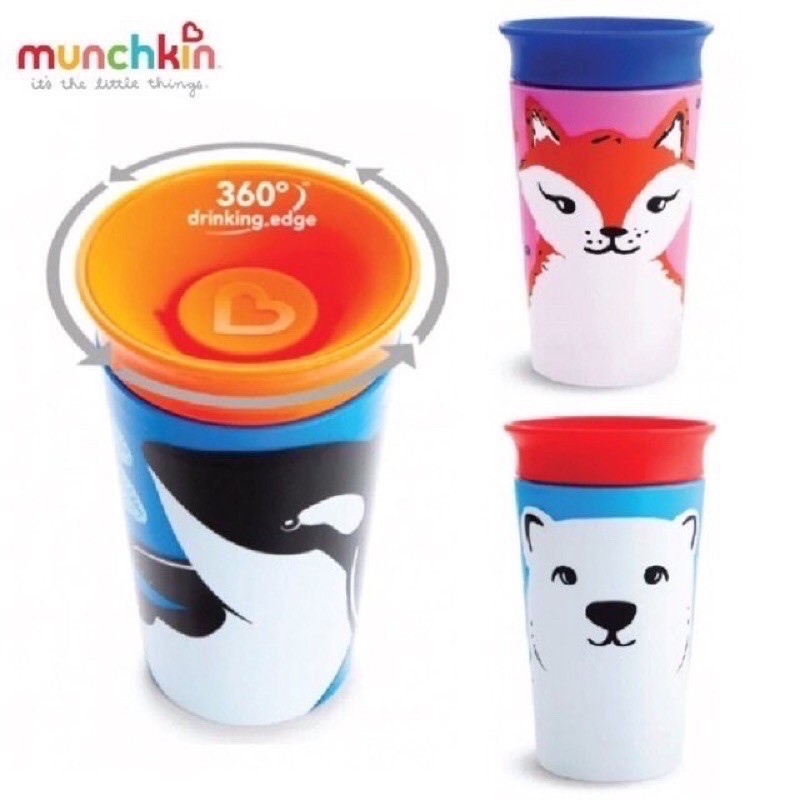 CỐC TẬP UỐNG CHỐNG ĐỔ 369 DECO MUNCHKIN