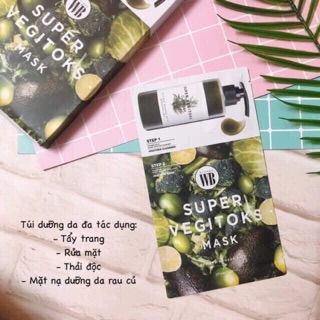 Mặt Nạ Thải độc Rau Củ Quả Super Vegitoks Mask