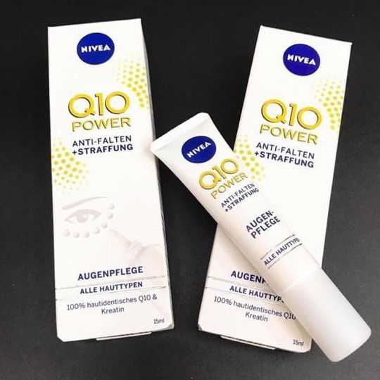 KEM CHỐNG NHĂN LÃO HOÁ VÙNG MẮT NIVEA Q10 POWER VỚI KHẢ NĂNG CHỐNG NHĂN VƯỢT TRỘ