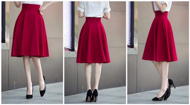 Sale khủng-Chân Váy Xoè Khoá Kéo Lưng Đủ Size | BigBuy360 - bigbuy360.vn