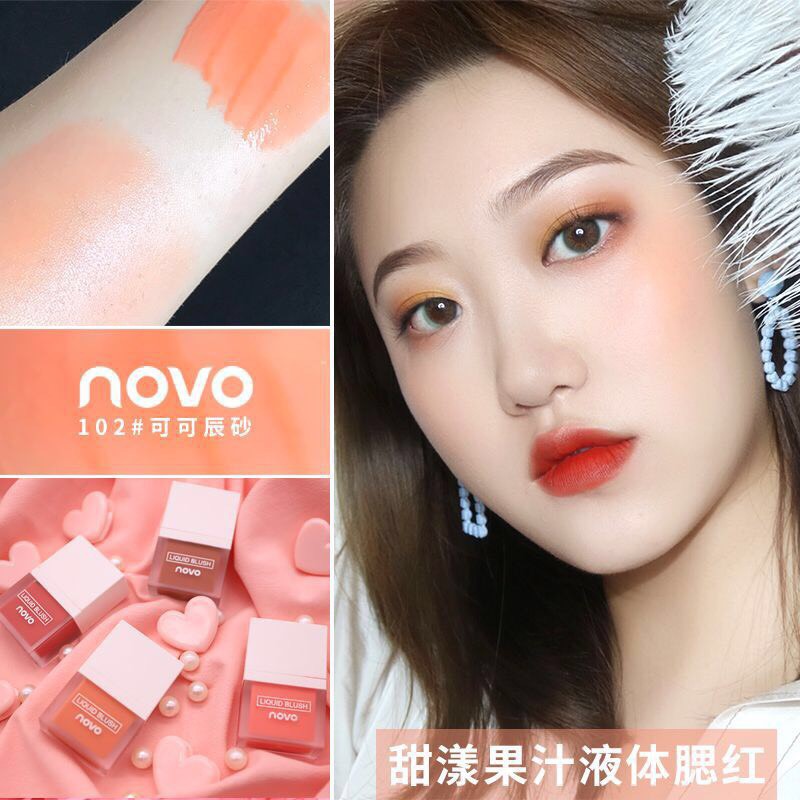 Phấn má dạng lỏng NOVO nhũ lấp lánh - Juice Liquid Blusher | BigBuy360 - bigbuy360.vn
