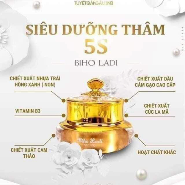 SIÊU DƯỠNG THÂM 5S BIHO LADI  (BIHO LADY - BIHOLADI KHÔNG CÒN THÂM NÁCH BẸN MÔNG BIKINI, KHỬ MÙI CƠ THỂ)