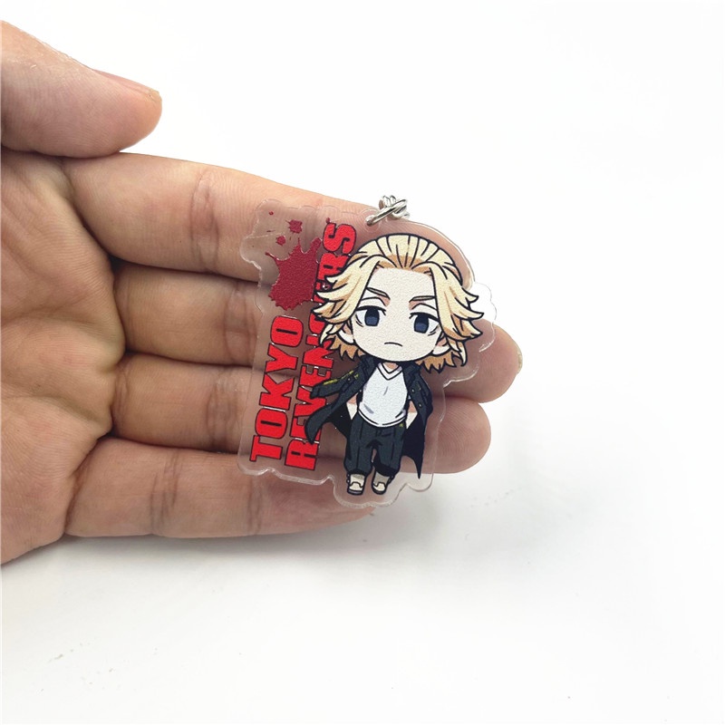 Móc Khóa Nhựa Acrylic Hai Mặt Họa Tiết Nhân Vật Sano Manjiro Trong Tokyo Ghoul