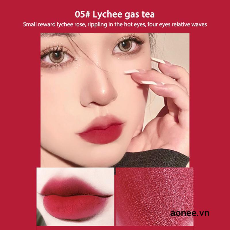 ✨✨pink coco Son Môi Dạng Lỏng Chống Dính Cốc Không Phai Màu Thiết Kế Vỏ Màu Vàng Thời Trang