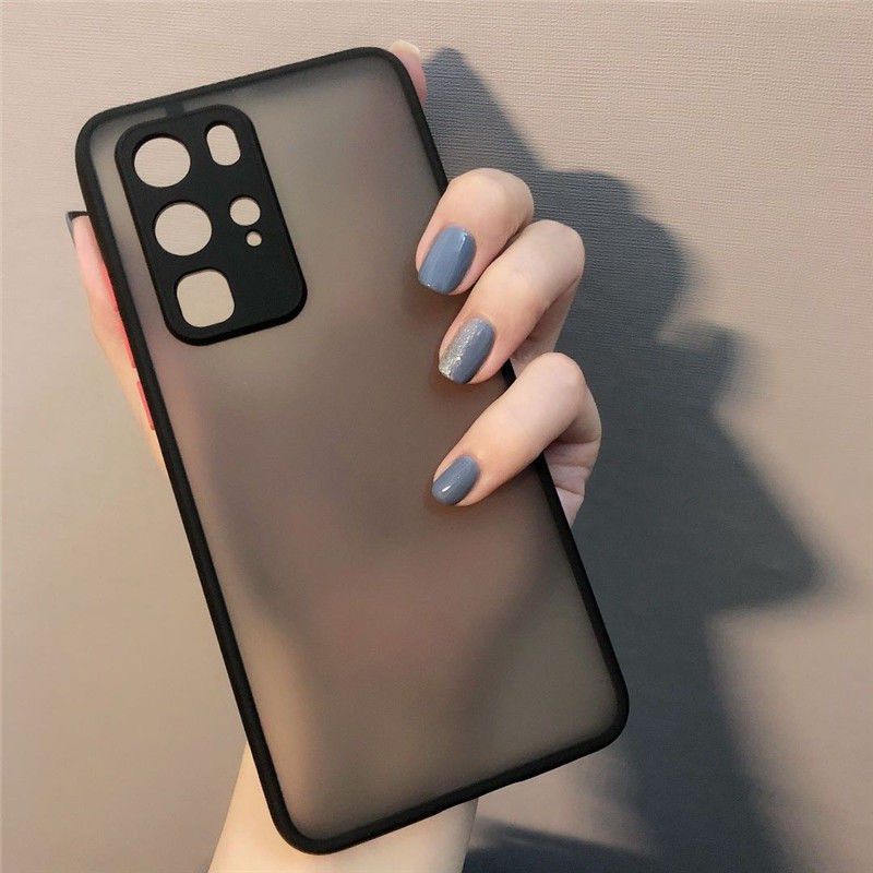 Ốp lưng Samsung Galaxy A32 4G/A32 5G/A52/A72 nhám bảo vệ camera chống sốc ,va đập (đen)