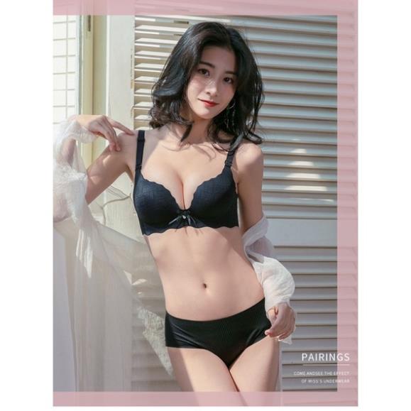 👙 Áo Lót Su Softie Viền Sóng 3D Nâng Ngực Thời Trang Dành Cho Nữ 361 👙