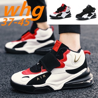 Giày Thể Thao Chơi Bóng Rổ Màu Trắng Đen Size 37-45
