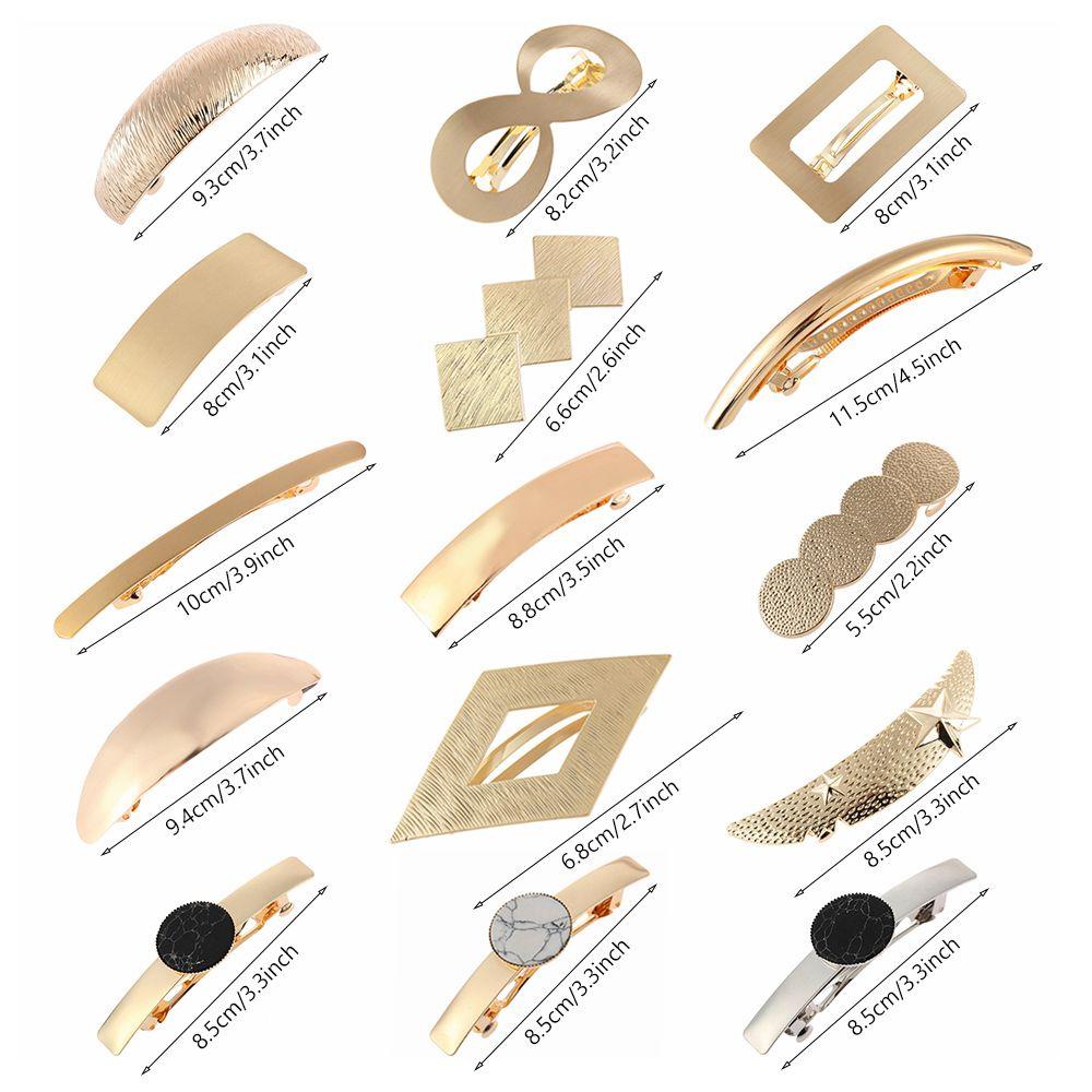 FAY Kẹp Tóc Kim Loại Phong Cách Hàn Quốc Cho Nữ