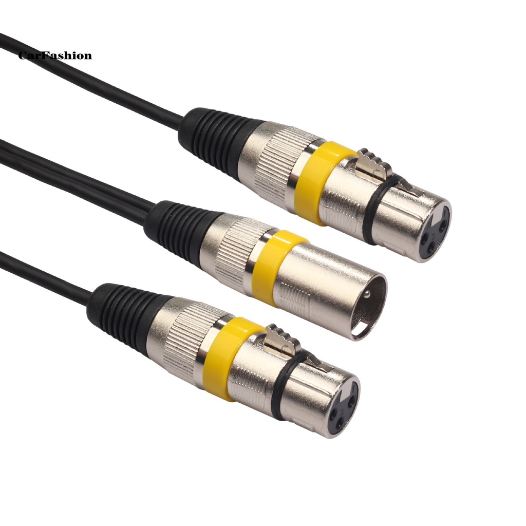 Xe Hơi| Dây Cáp Âm Thanh 2 Trong 1 XLR Male Sang XLR Female